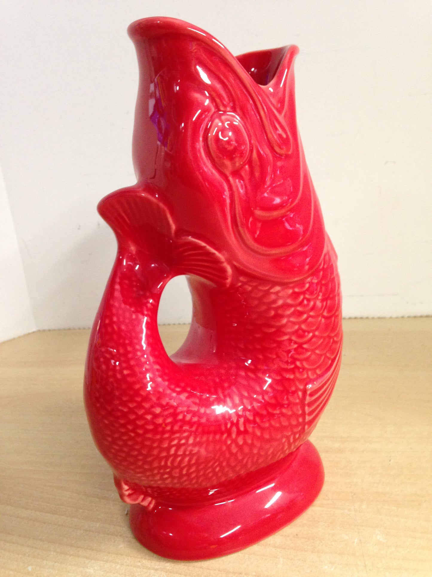 Wade Gluggle Jug As New Red Outstanding