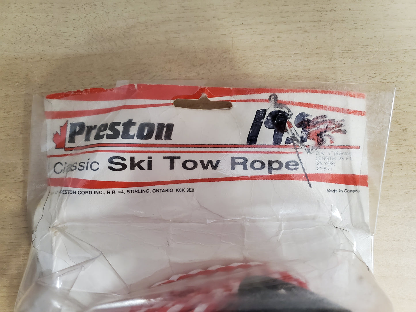 Water Sports Ski Tow Rope Classic New In Package 75 feet Made in Canada