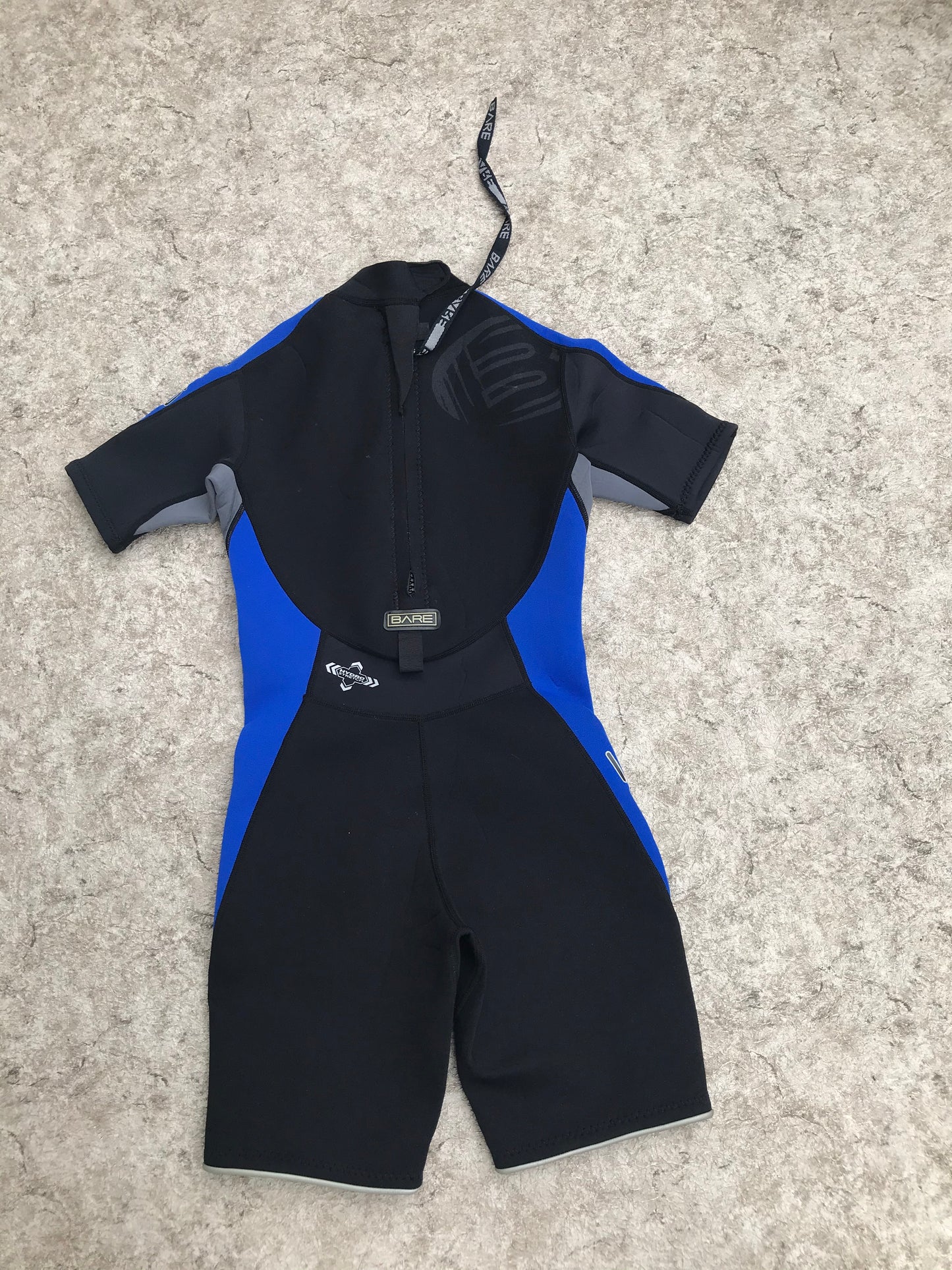 Wetsuit Child Size 12 Bare 2-3 MM Blue Black As New Demo