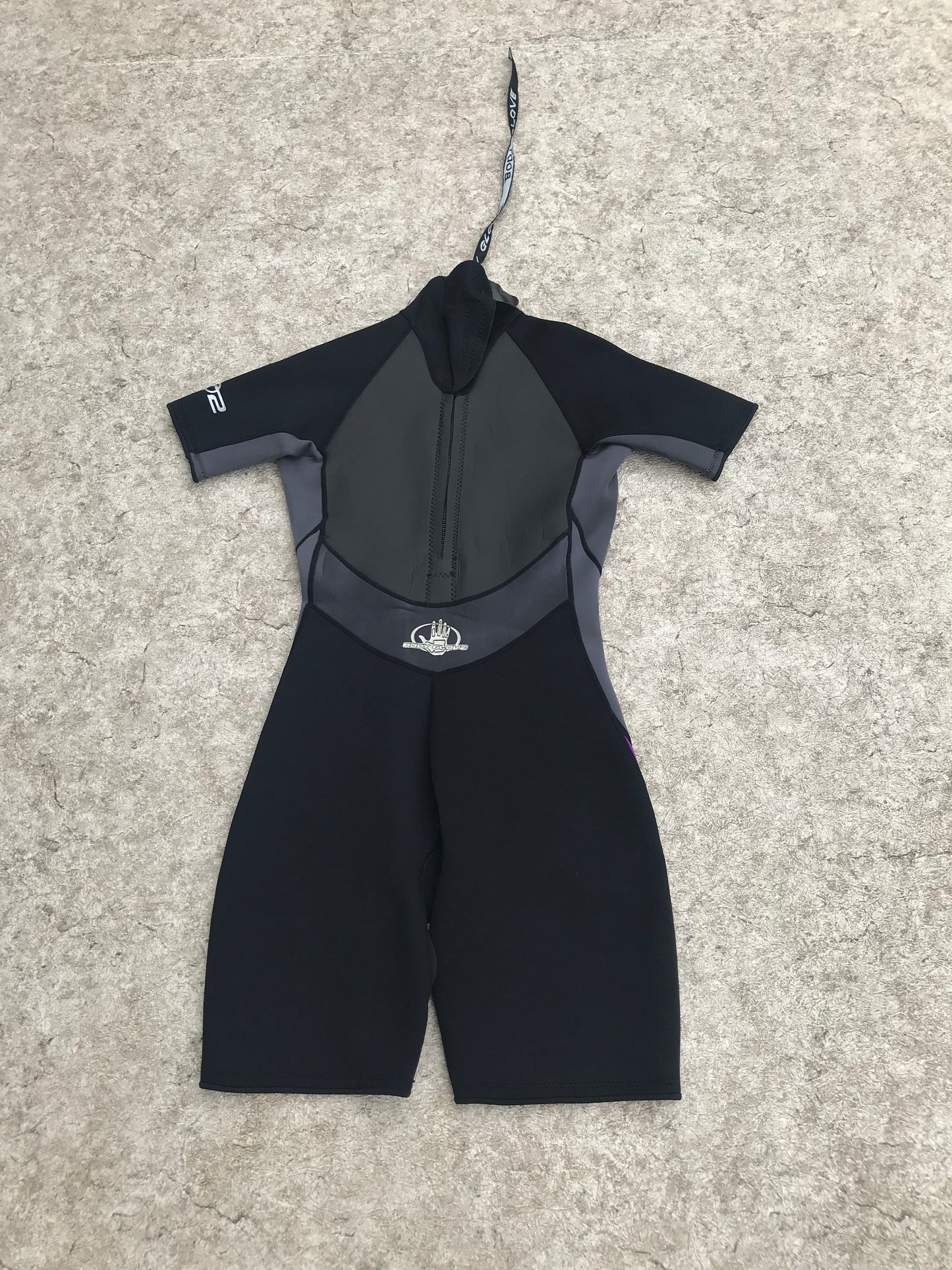 Wetsuit Ladies Size 11-12 Body Glove Black Purple 2-3 mm Excellent