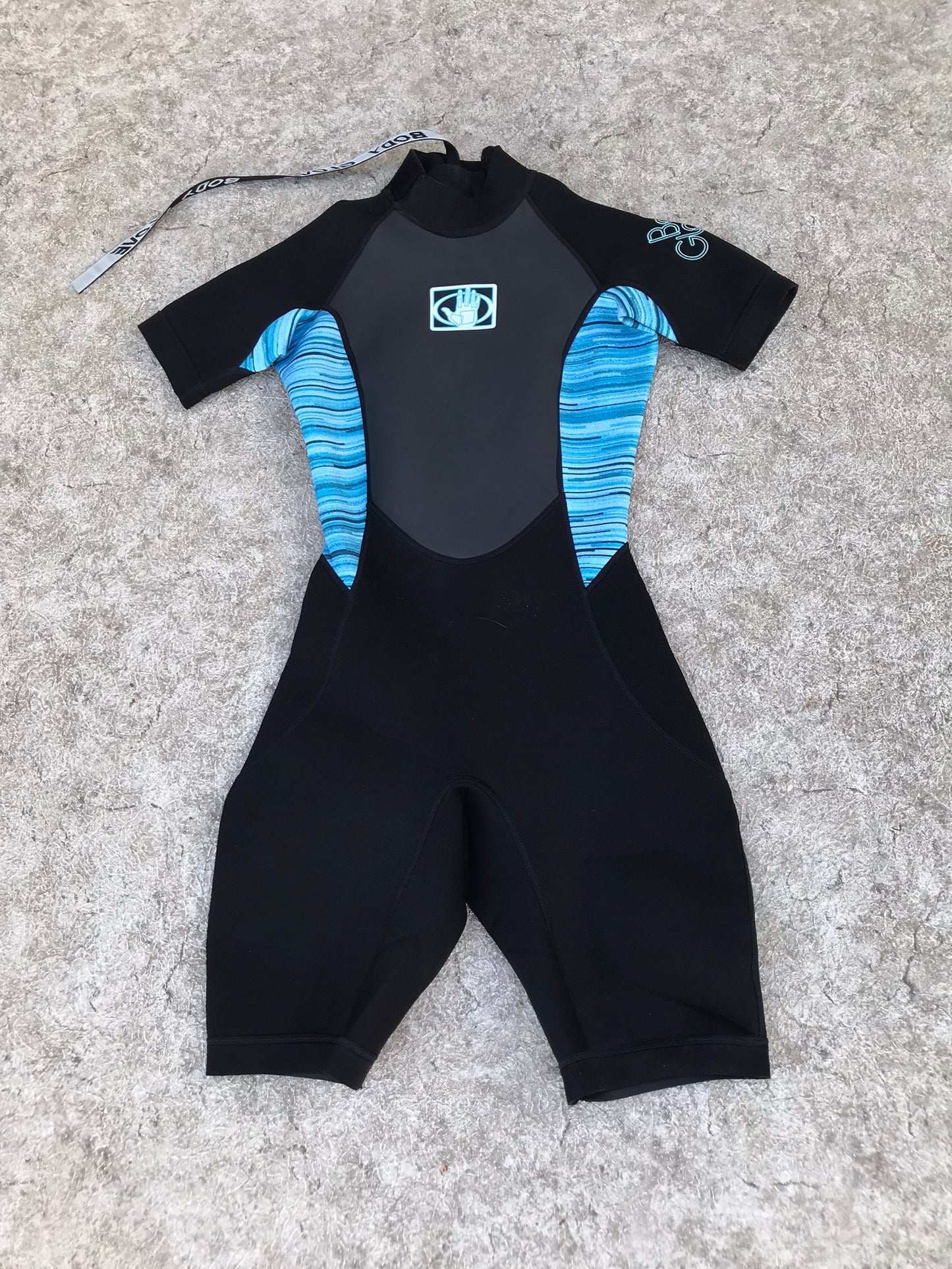 Wetsuit Ladies Size 5-6 Body Glove 2-3 mm Neoprene Black Blue New