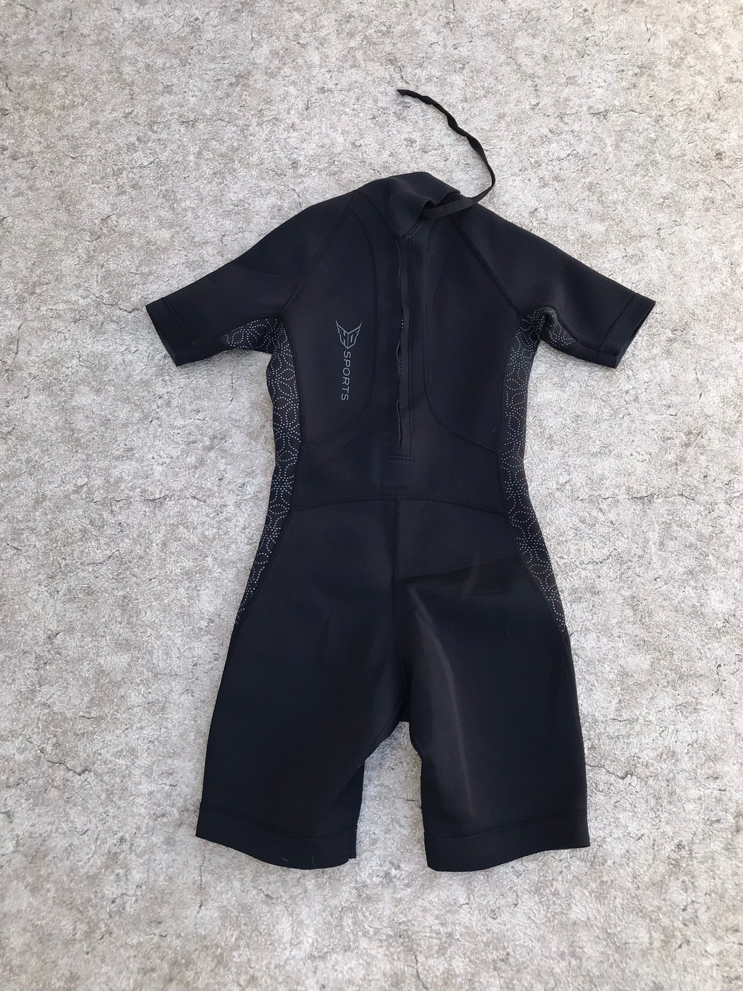 Wetsuit Ladies Size 7-8 HO Sports 2-3 mm Neoprene Black Excellent