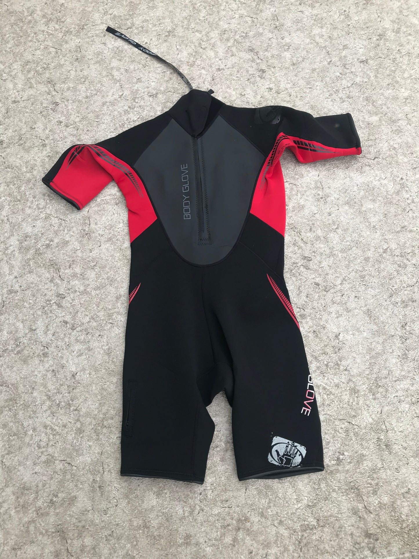 Wetsuit Men's Size Large Body Glove 2-3 mm Black Red New Demo Model