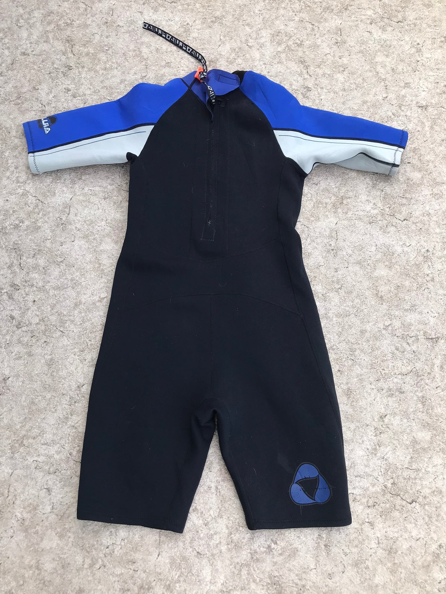 Wetsuit Men's Size Large Fluid Black Grey Blue 2-3 mm Neoprene