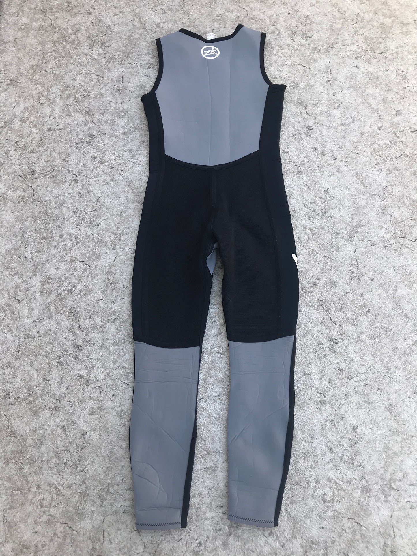 Wetsuit Men's Size Large Surf John Black Grey Red 2-3 mm Neoprene