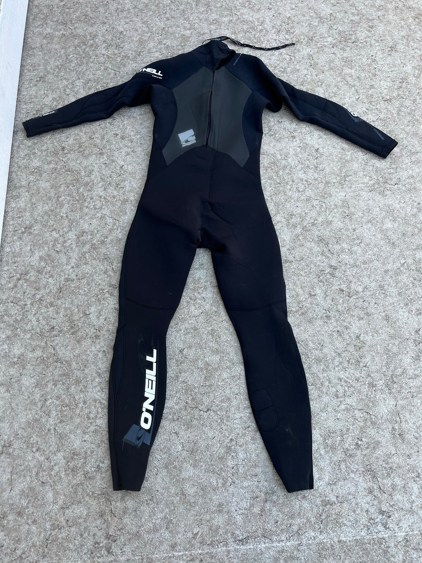 Wetsuit Men's Size Small Oneill Full 4-3 mm Neoprene Black Excellent