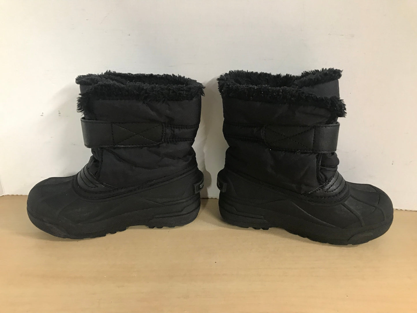 Winter Boots Child Size 13 Sorel Black Excellent