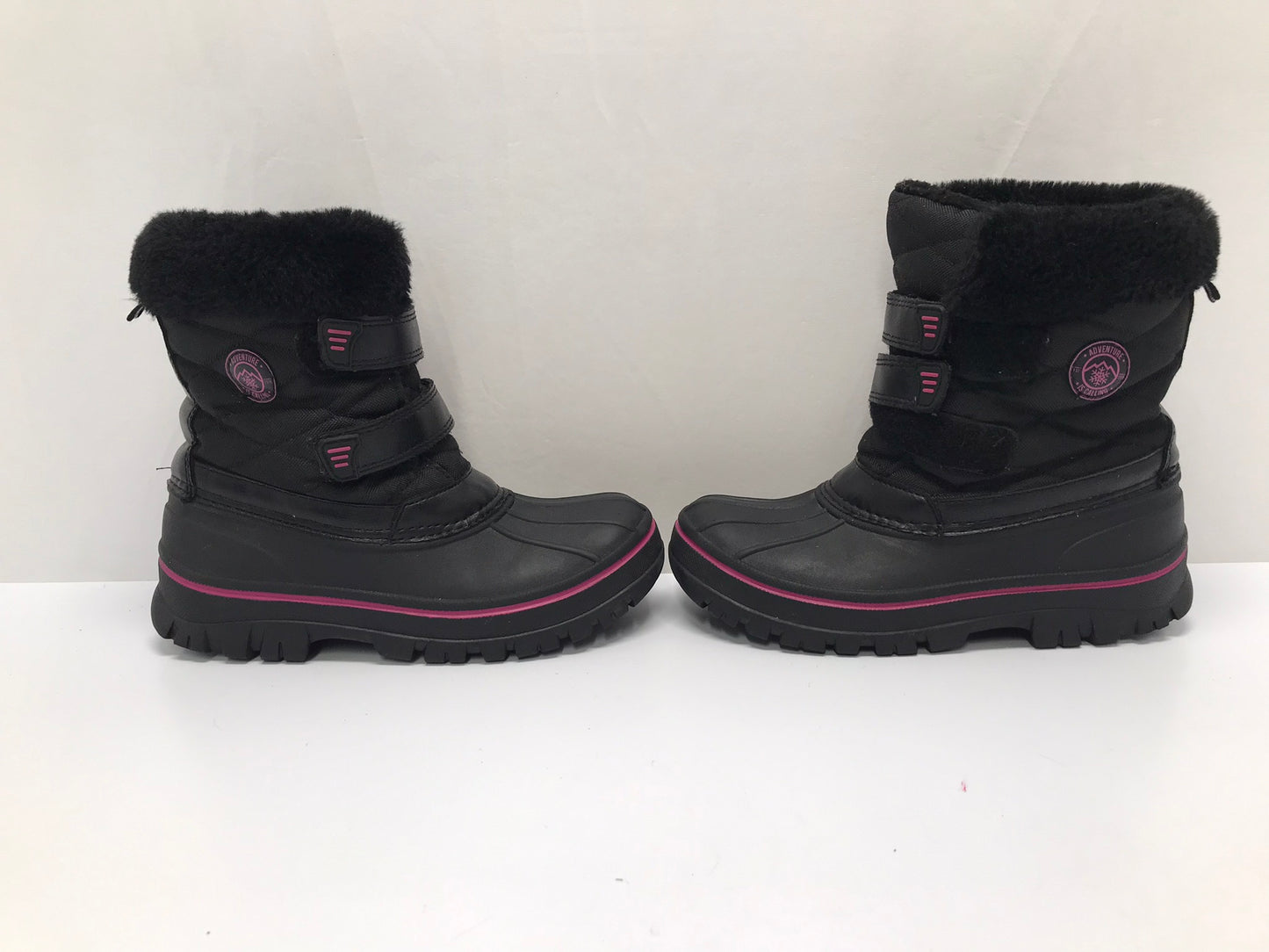 Winter Boots Child Size 2 Joe Black Fushia Fleece Lined Excellent