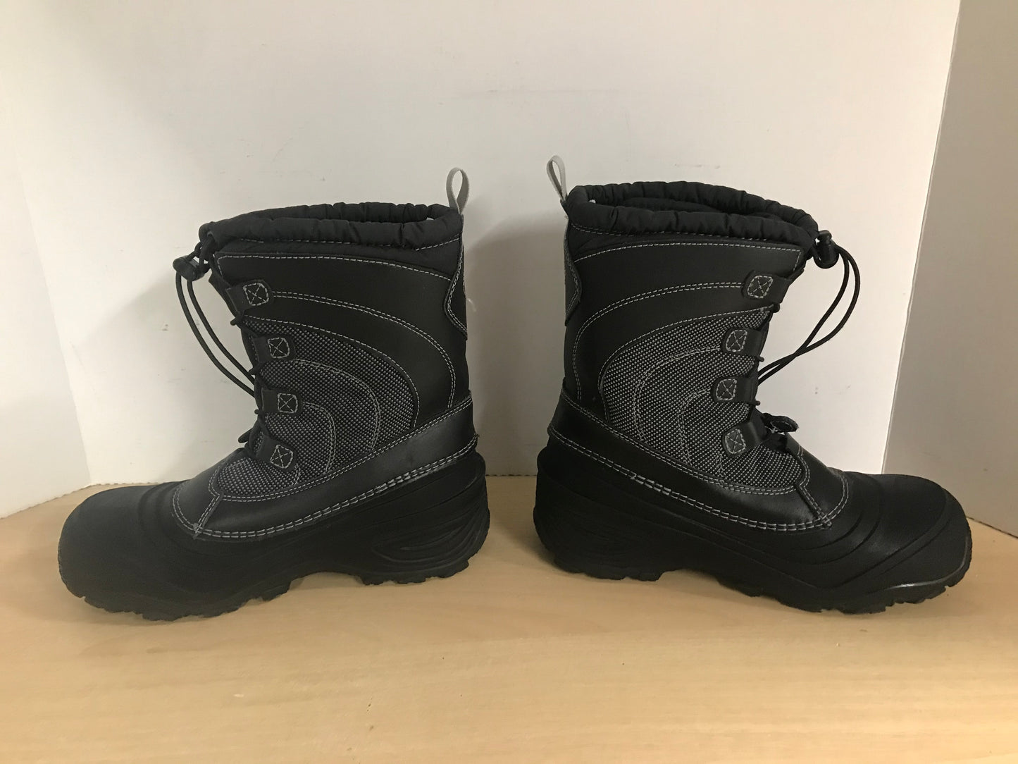 Winter Boots Child Size 6 Youth The North Face With Liner Black Waterproof