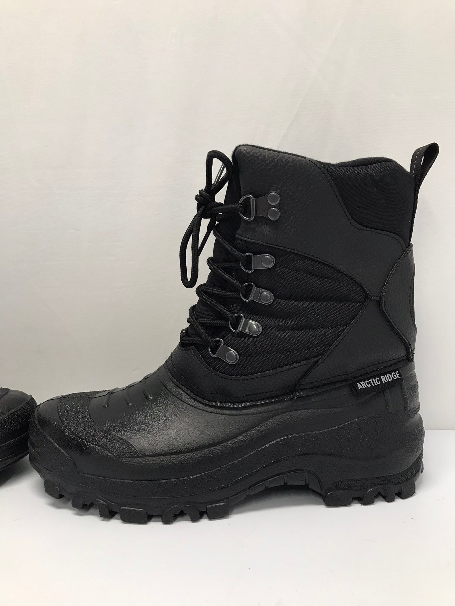 Winter Boots Men's Size 10 Arctic Ridge Black New Demo Model