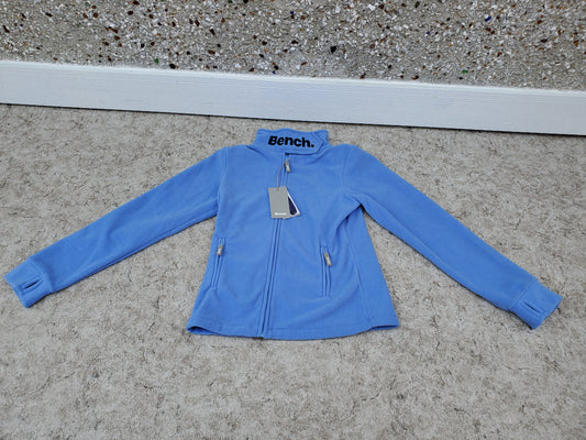 Winter Coat Child Size 12-14 Blue Fleece Zip Up Jacket Bench New With Tags