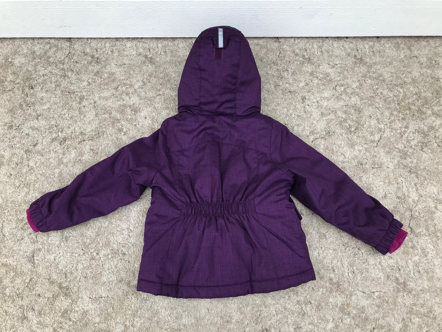 Winter Coat Child Size 4 Cherokee Deep Purple With Snow Belt NEW DEMO MODEL