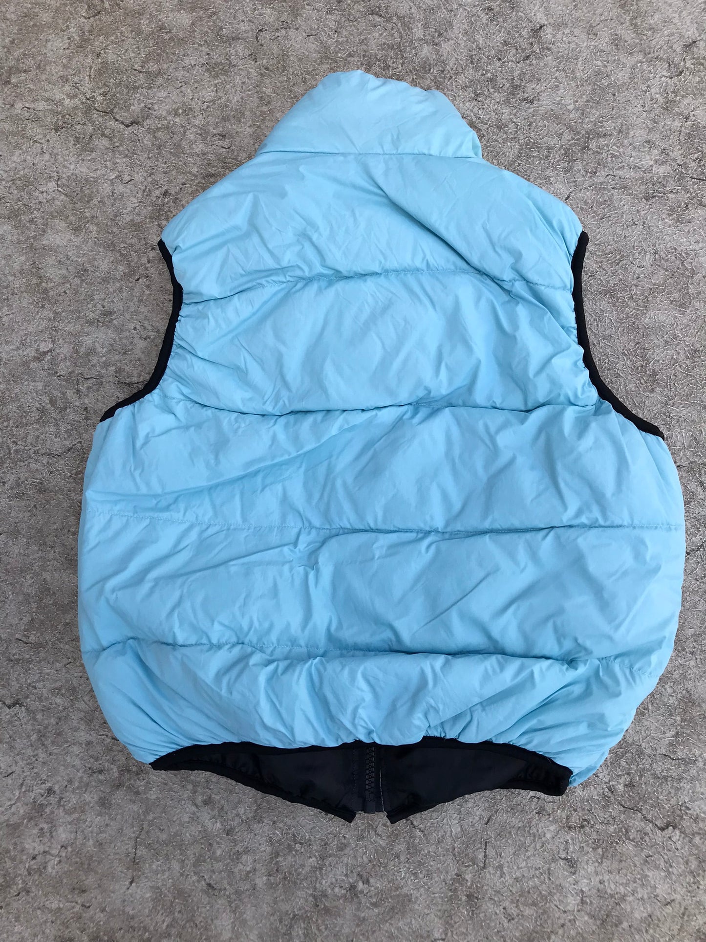 Winter Coat Ladies Size Large Helly Hansen Down Filled Vest Blue Black