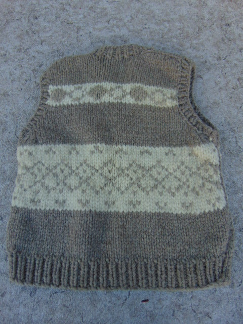 Winter Coat Ladies Size Large Native Indian Wool Sweater Vest Excellent