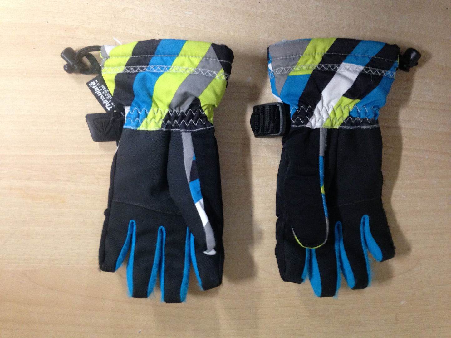 Winter Gloves and Mitts Child Size 10-12 Firefly Blue Multi