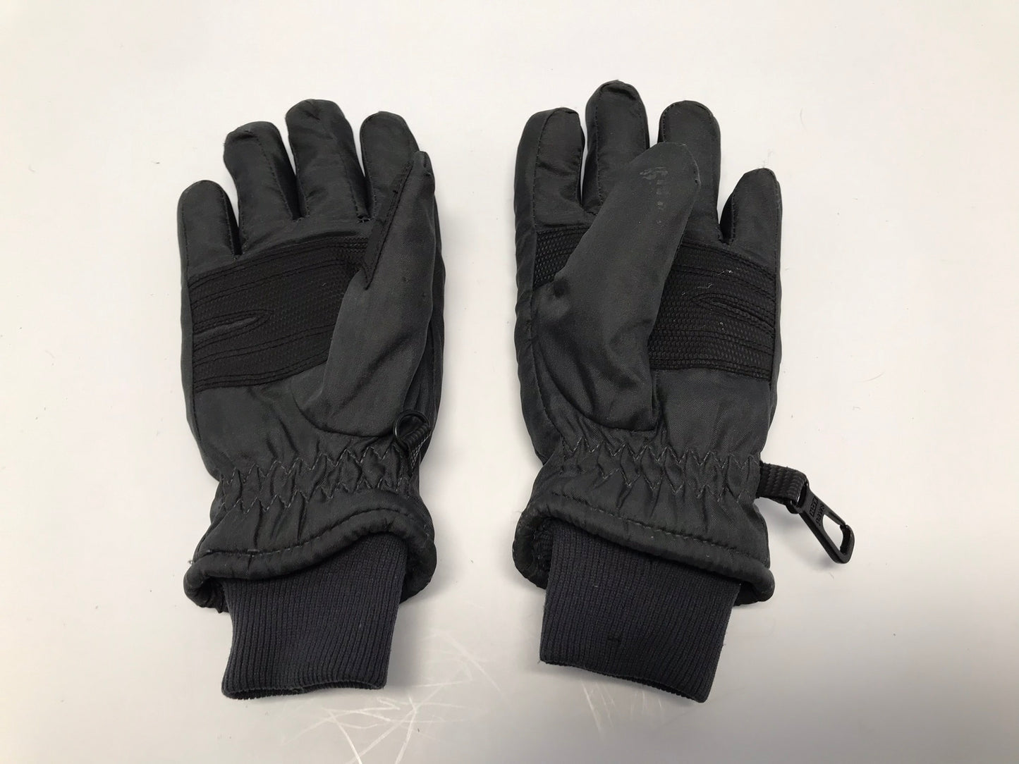Winter Gloves and Mitts Child Size 7-9 Hot Paws Smoke Grey Yellow Excellent