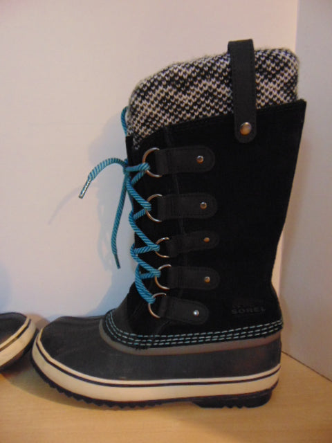Winter Boots Ladies Size 7 Sorel Joan Of Arctic Suade and Rubber Soles With Liner Fantastic Quality Retail 229.00 Nice