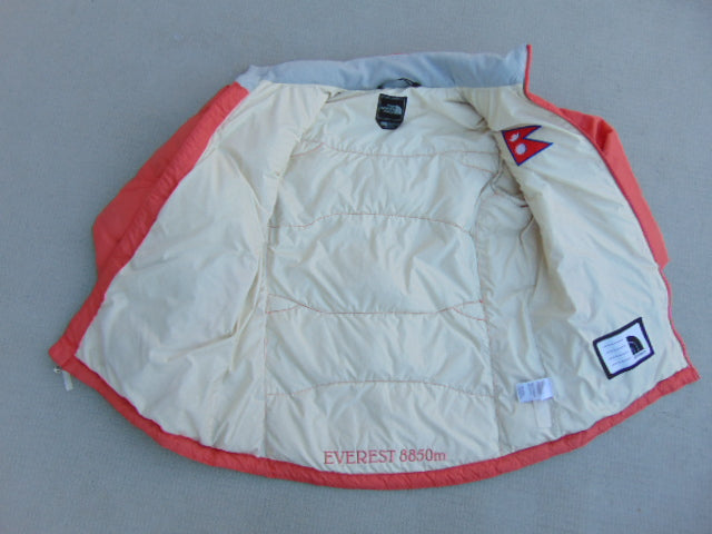 Winter Coat Child Size 14 The North Face Everest 8850 Goose Down Filled 550 Nectarine Color