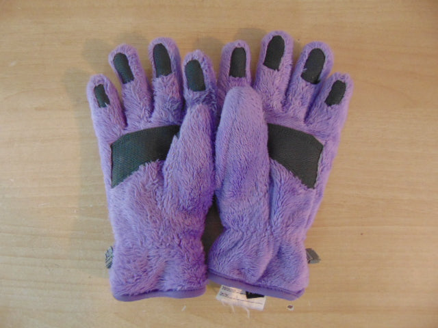 Winter Gloves and Mitts Child Size 7-9 Head Purple Plush
