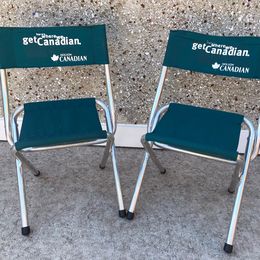 Fishing Adventures 2 RARE Vancouver Molson Indy 10 1999 Vintage Folding Chairs Sponsored By Coleman