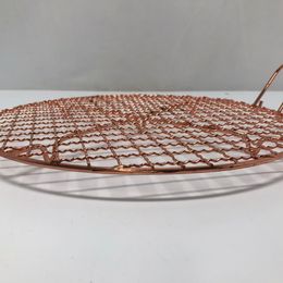 Cottage Copper Baking Rack Large 12 inch Round Cake With Hanging Hook As New