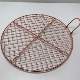 Cottage Copper Baking Rack Large 12 inch Round Cake With Hanging Hook As New
