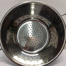 Cottage Stainless 6 inch Kitchen Straining Colander Strainer With Handle Excellent