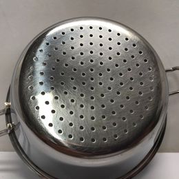 Cottage Stainless 6 inch Kitchen Straining Colander Strainer With Handle Excellent