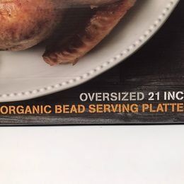 Christmas NEW Turkey Dinner Oversized Platter New In Box 21 inch