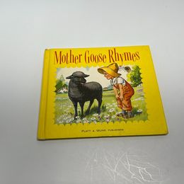 Grandma's 1953 Children's Mother Goose Rhymes Platt and Munk Co Vintage Hardcover Book RARE