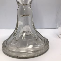Grandma Antique Vintage 19" Hurricane Glass Oil Lantern With Wick Mint Condition