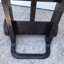 Grandma Antique RARE Solid Wood With Iron Wheels Dolly 40 x 20 inch Outstanding Condition