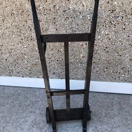 Grandma Antique RARE Solid Wood With Iron Wheels Dolly 40 x 20 inch Outstanding Condition