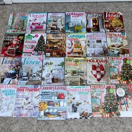 Cottage 24 Assorted Country Cottage Fela Market Victorian French HGTG Magazines