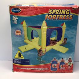 Toys Outdoor Swimways Spring Activity Floating Fortress Pool Float Raft New In The Box