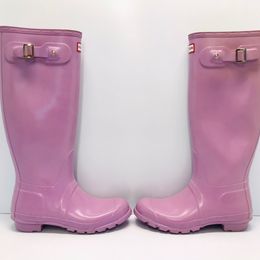 Rain Ladies Hunter Rain Boots Size USA 8.5 Lilac