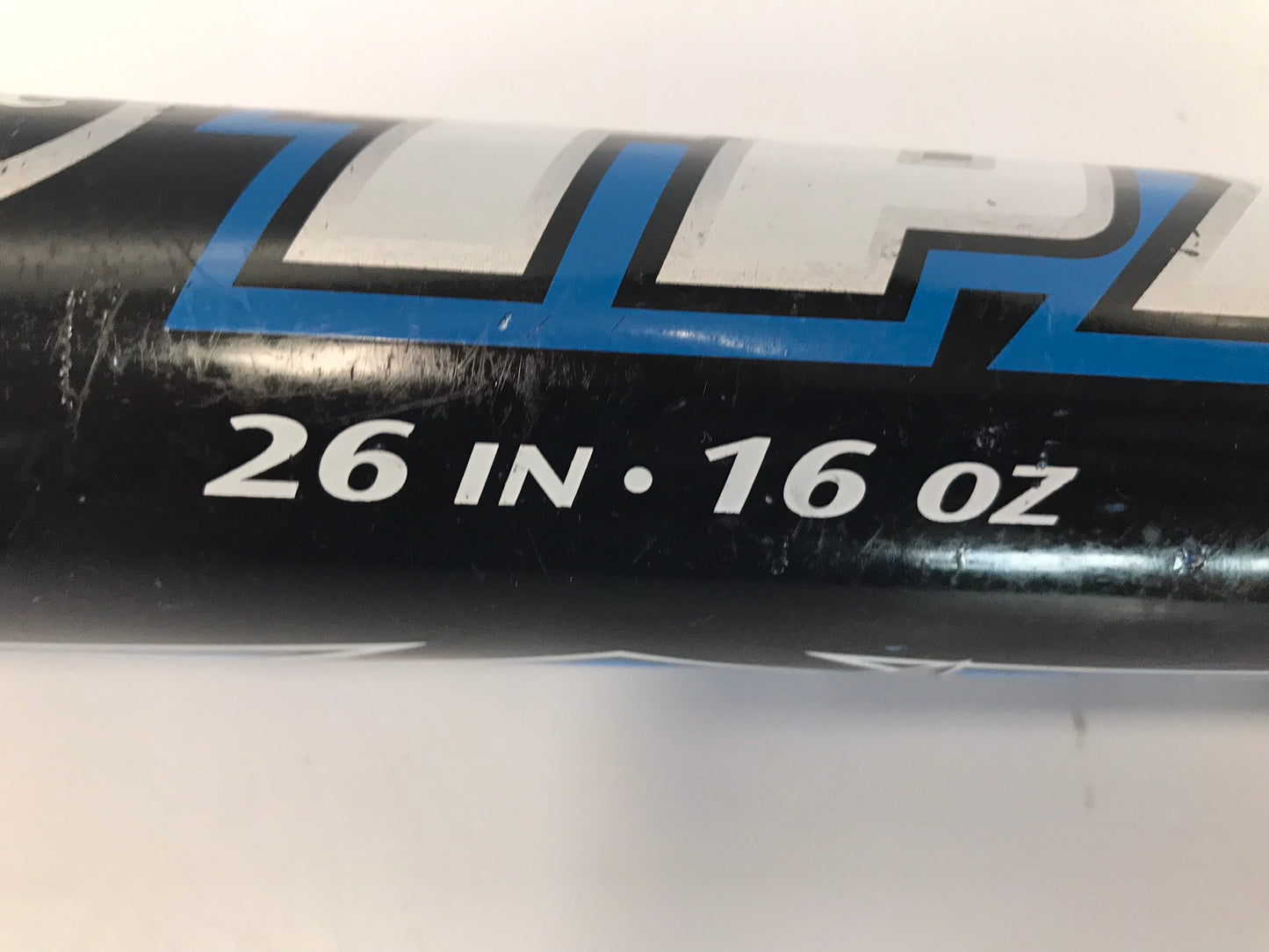 Baseball BAt 26 Inches 1603 Louisville Slugger Warrior Black Blue White