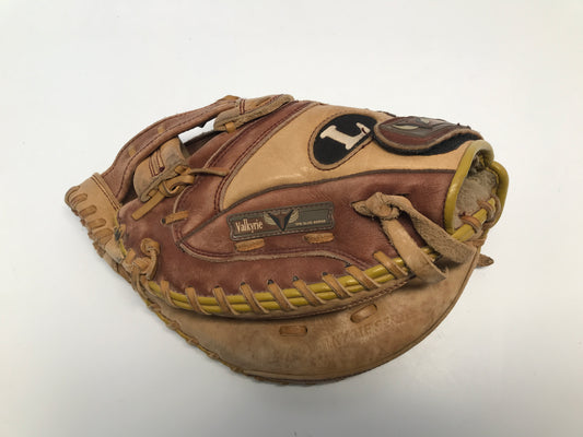 Baseball Back Catchers Glove Adult Small Louisville Slugger Fits Right Hand Softball Leather