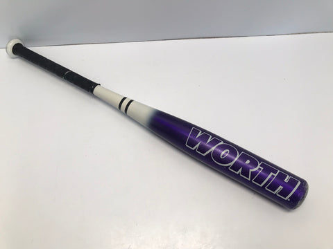 Baseball Bat 26 Inches 1403 Worth Freedom T-Ball Purple White