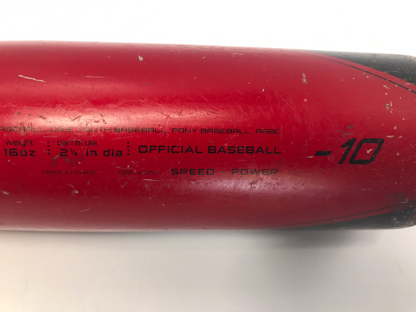 Baseball Bat 26 Inches Easton S 50 1603 Black Red