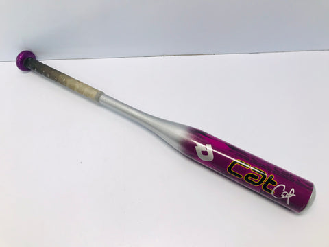 Baseball Bat 26 inch 16 oz Easton Demarini Cat Osterman Grey Purple T Ball Baseball Excellent