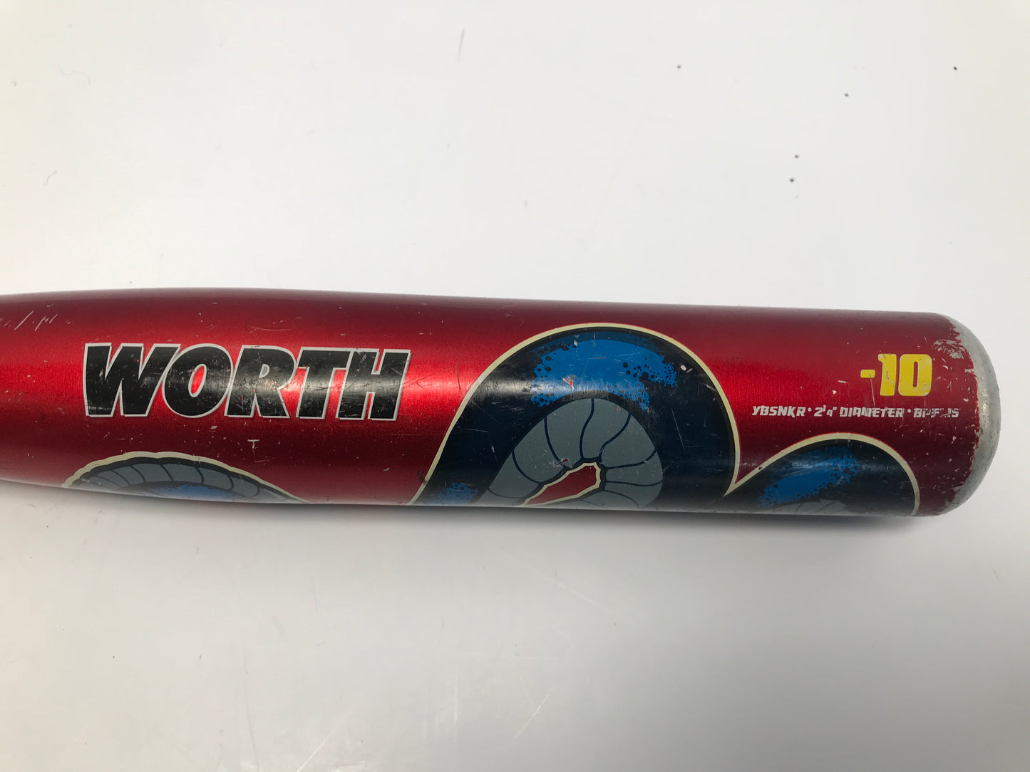 Baseball Bat 27 inch 17 oz Worth Copperhead Red