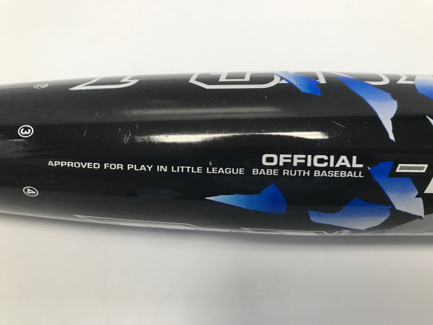 Baseball Bat 30 inch 18.5 oz Demarini Punisher Black Blue Excellent