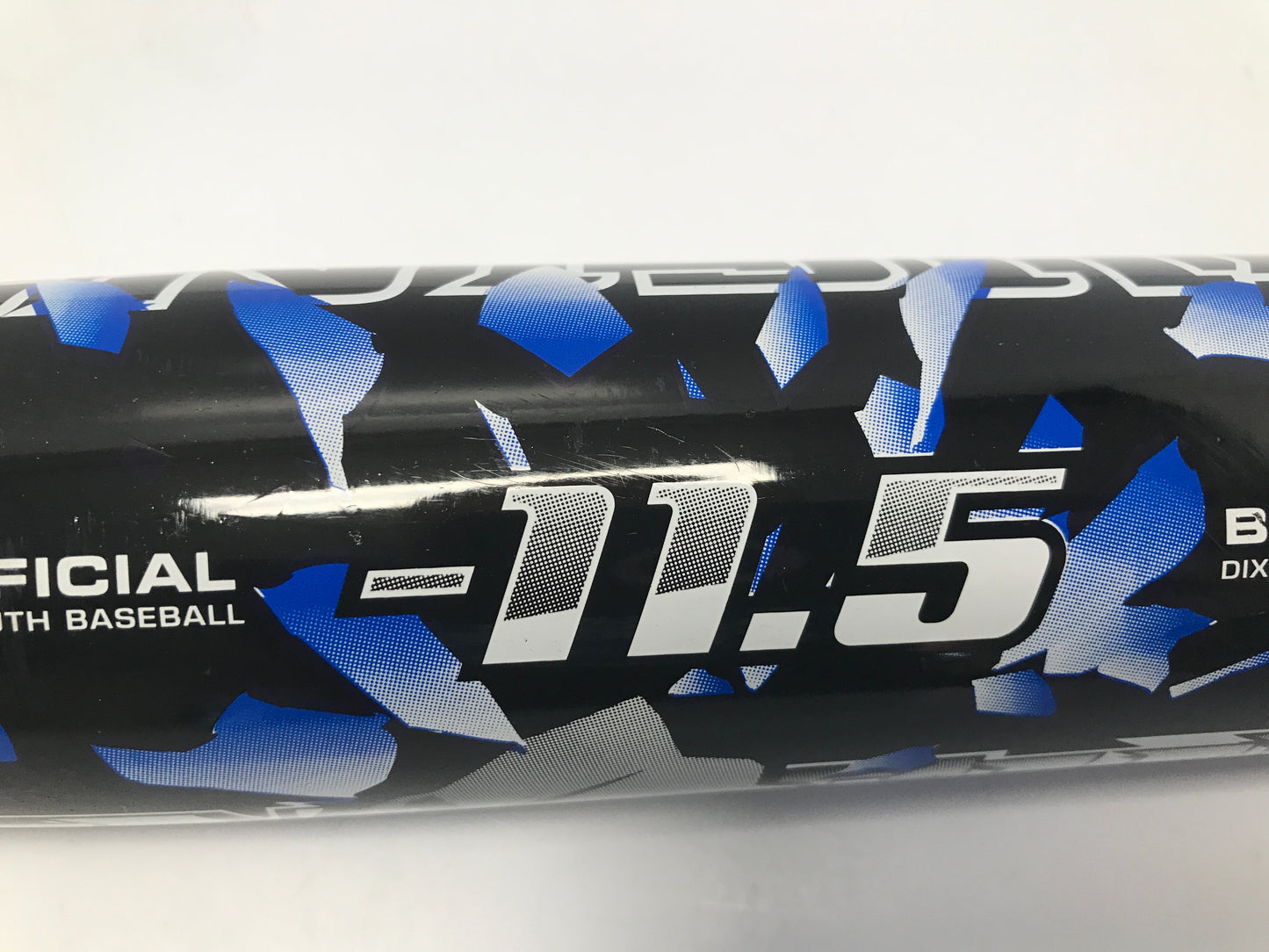 Baseball Bat 30 inch 18.5 oz Demarini Punisher Black Blue Excellent