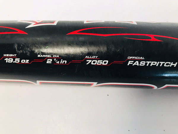 Baseball Bat 31 inch 19.5 oz Easton Rampage Softball Black Red