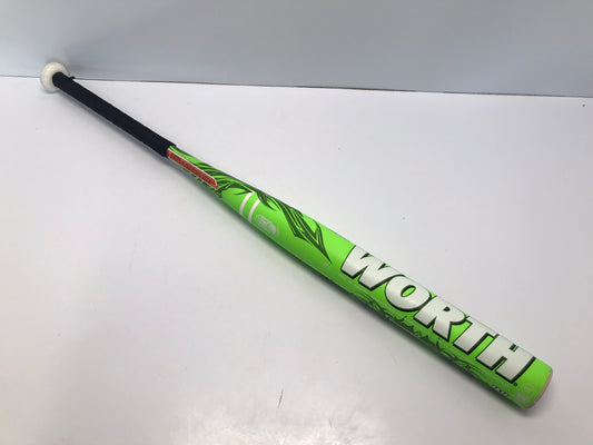 Baseball Bat 34 inch 26 oz Worth 454 Legit 100 Anniversary Softball Lime Green Outstanding Quality