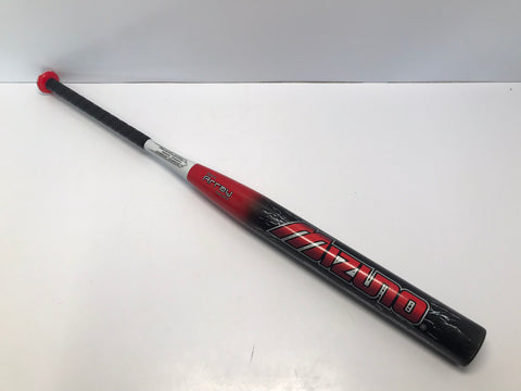 Baseball Bat 34 inch 27 oz Mizuno Craze Xtreme  13 Barrel Slow Pitch Bat Black Array Carbon Outstanding Red Black