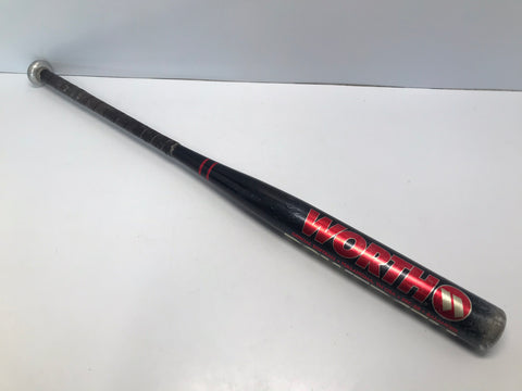 Baseball Bat 34 inch 30 oz Softball Worth Powercell Black Red Gold Excellent