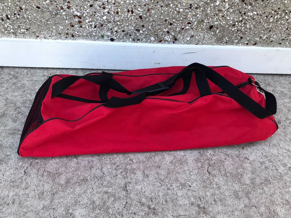 Baseball Bat and Gear Bag Senior Worth Red Black Excellent
