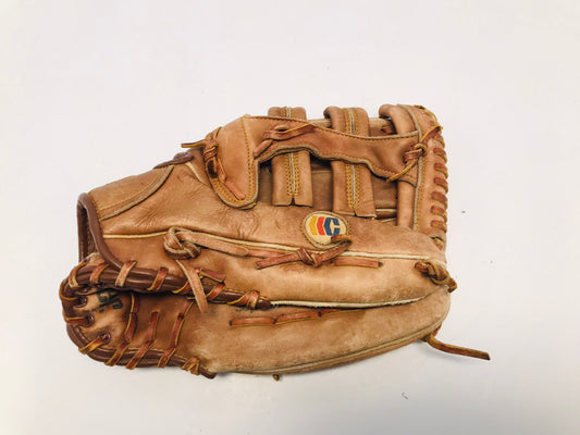 Baseball Glove Adult Size 12.5 inch Cooper Diamon Leather Well Made Fits Left Hand